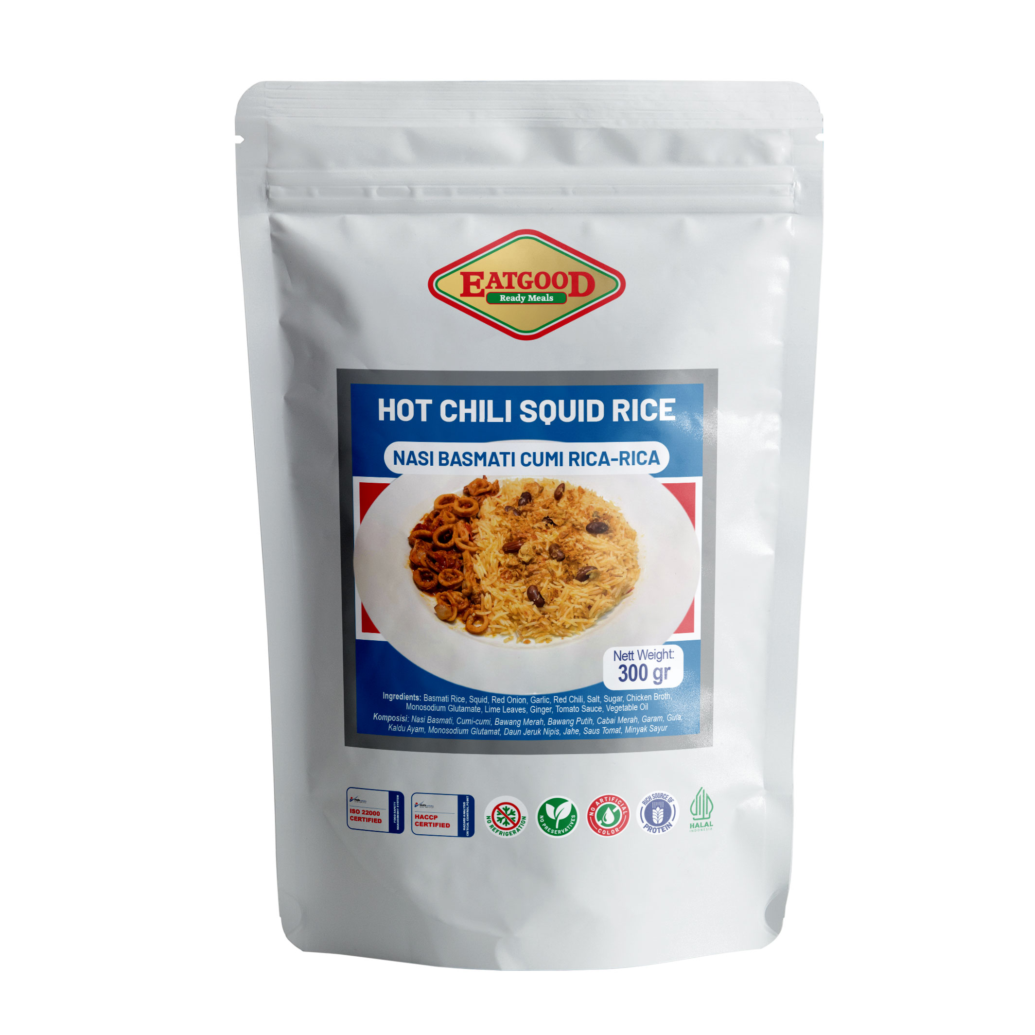 Hot Chili Squid Rice 300 gr